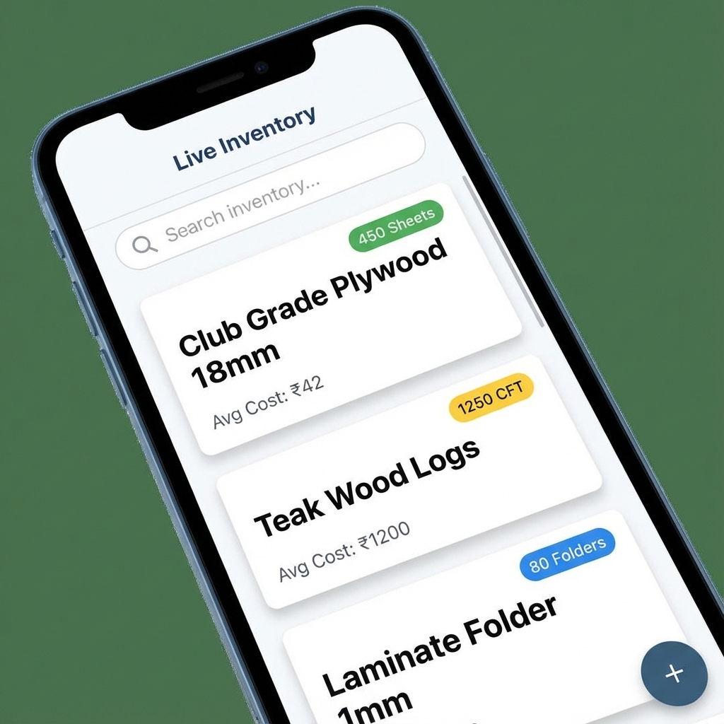 Clean Inventory Screen